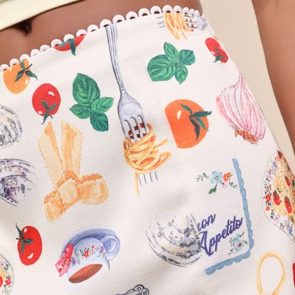 lulus patterned mini skirt - Picture 4 of 6